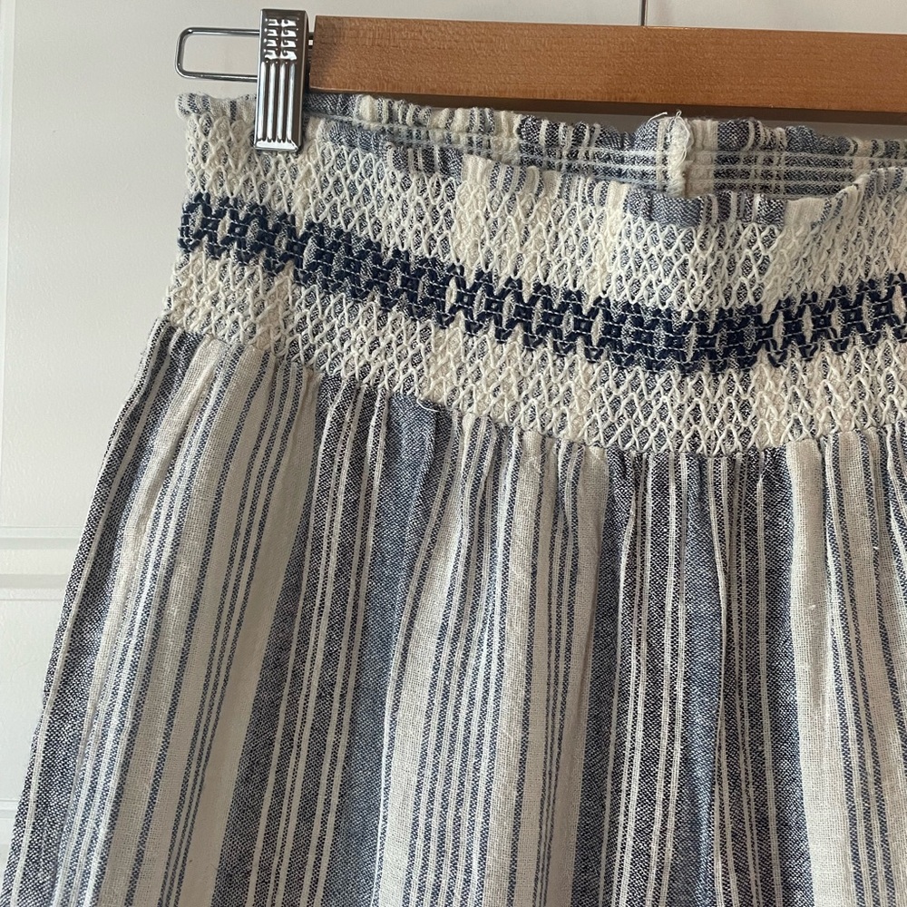 Striped linen pants